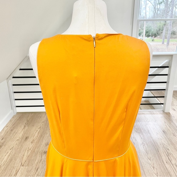 NWT 10 Donna Karan, New York, orange sleeveless, bohemian dress - Picture 6 of 10